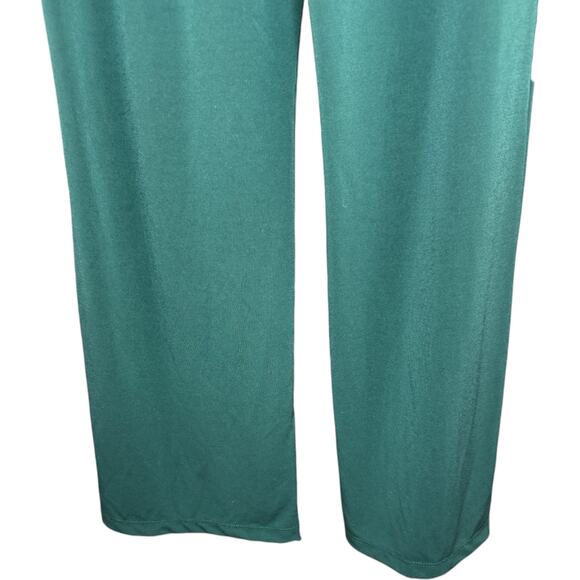Susan Graver Modern Essentials Liquid Knit Boot-Cut Pants Evergreen Pine XXSP - Picture 6 of 11